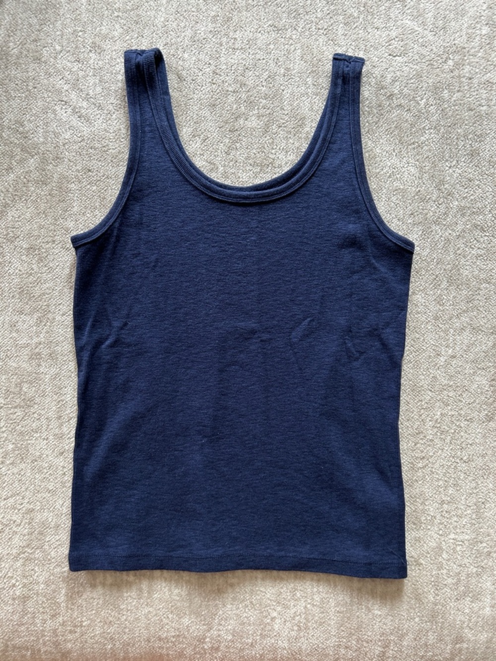 aerie Navy Scoop Neck Tank Top - Women's